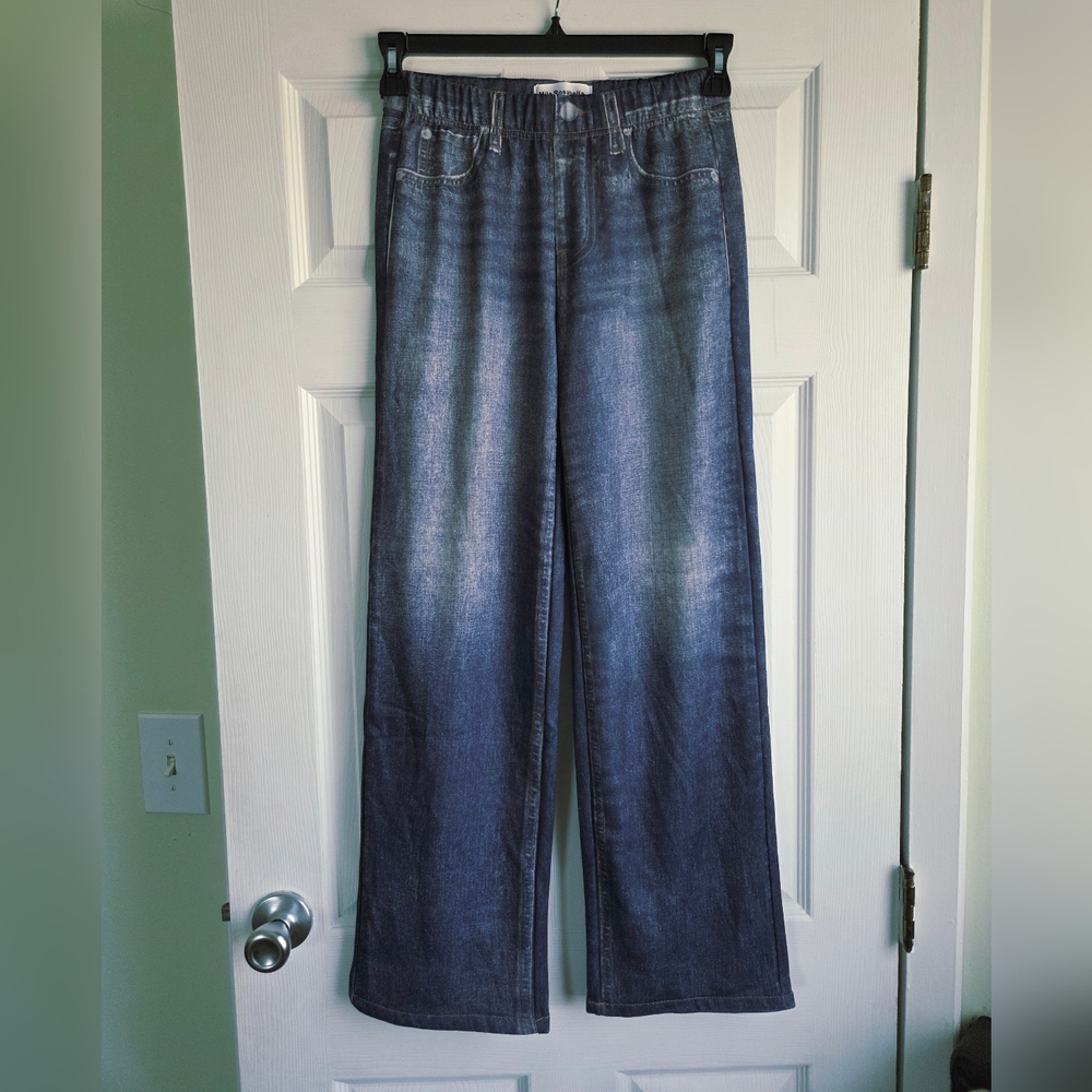 Mila Rosabella ✨️ Classic Blue Wide Leg Women's Sweatpant Jeans Size S